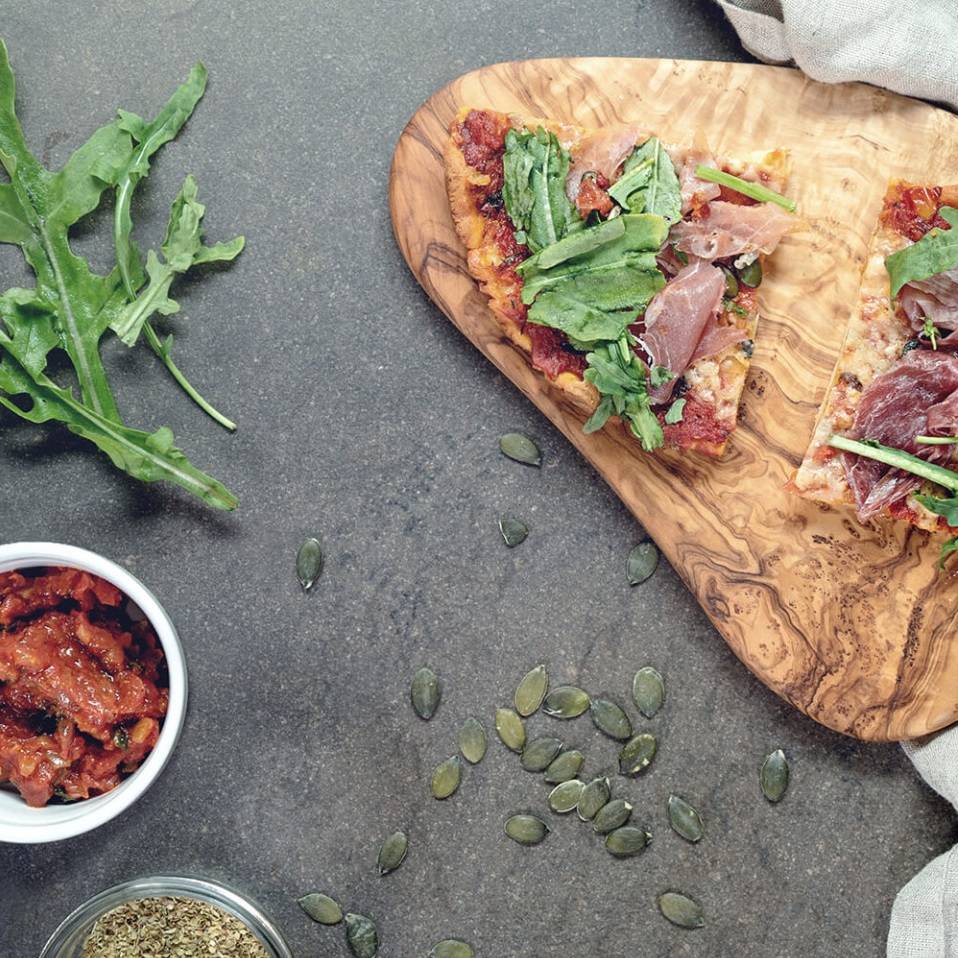 Rezept: MaxiNutrition Protein-Pizza